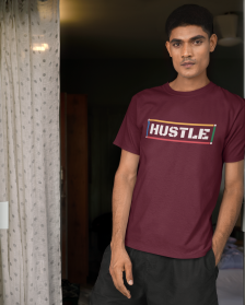 "HUSTLE Mode On" Motivational T-Shirt