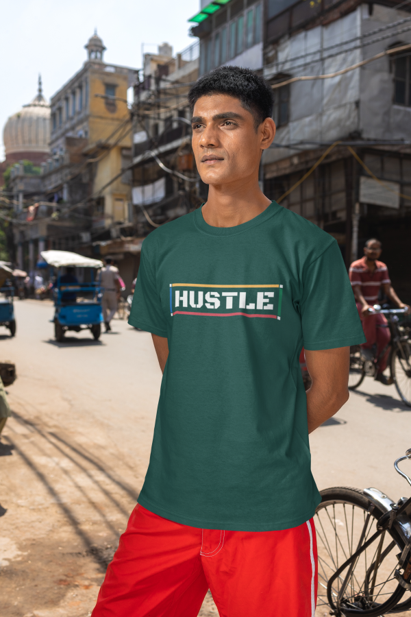 "HUSTLE Mode On" Motivational T-Shirt - Image 3