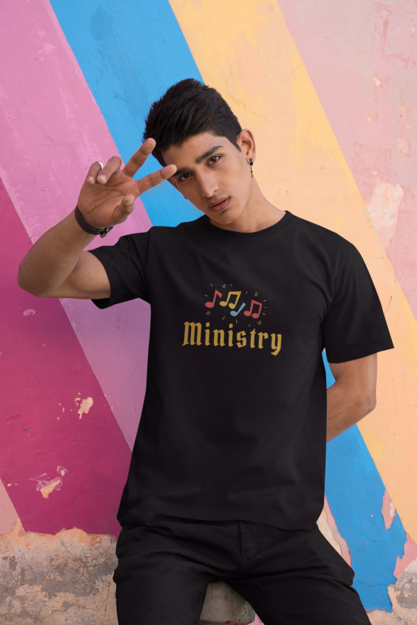 🎵 "Ministry of Vibes" – Urban Music Culture T-Shirt - Image 4