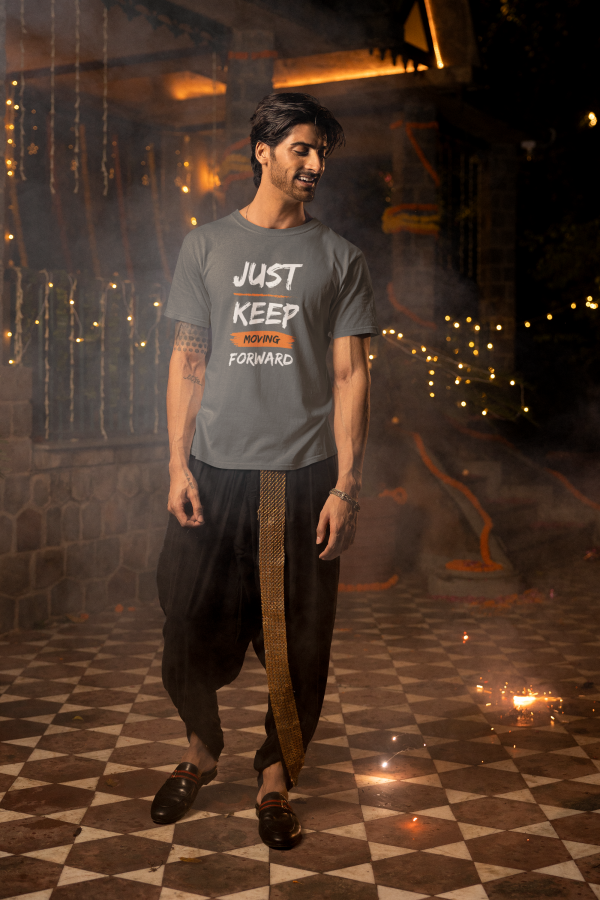 "Just Keep Moving Forward" Motivational Tee – Festival Edition - Image 4