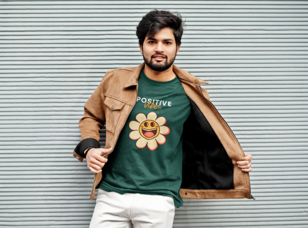 🌟 "Positive Vibes Only" Premium Polyester T-Shirt 🌟 - Image 2