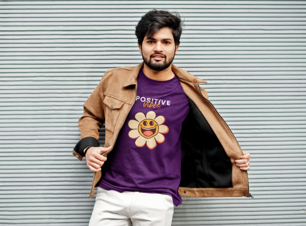 🌟 "Positive Vibes Only" Premium Polyester T-Shirt 🌟 - Image 3