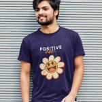 🌟 "Positive Vibes Only" Premium Polyester T-Shirt 🌟