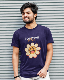 🌟 "Positive Vibes Only" Premium Polyester T-Shirt 🌟