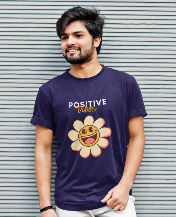 🌟 "Positive Vibes Only" Premium Polyester T-Shirt 🌟