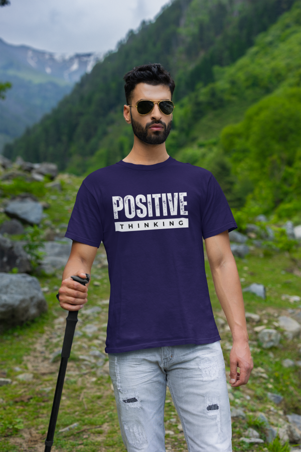 "Positive Thinking" Motivational T-Shirt - Image 2