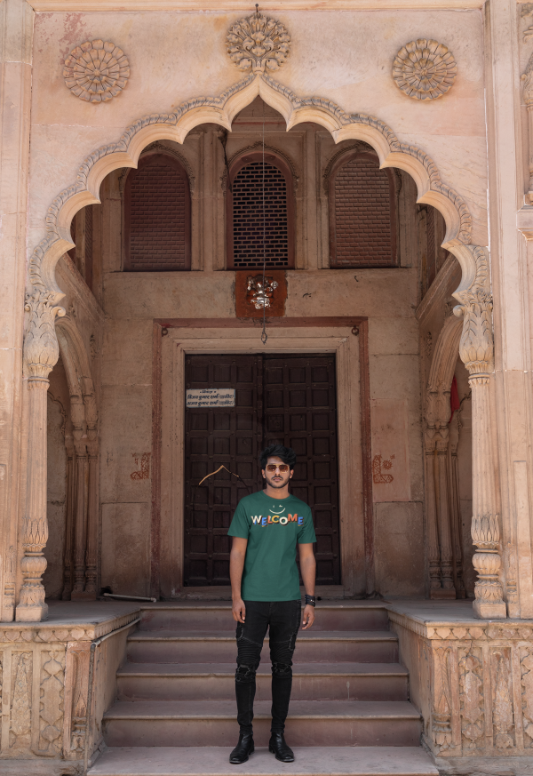 👋 "WELCOME" – Urban Vibe Polyester Tee - Image 6