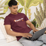 ☀️ "Time to Shine" – Ultra-Comfort Polyester Tee ☀️