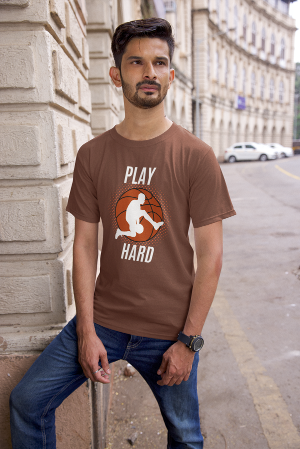 🏀 "Play Hard" – Performance-Ready Polyester Tee for True Hustlers - Image 5
