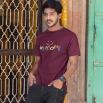 👋 "WELCOME" – Urban Vibe Polyester Tee