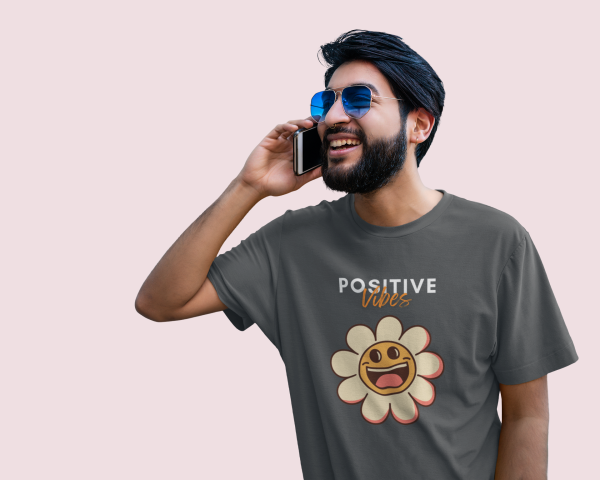 🌟 "Positive Vibes Only" Premium Polyester T-Shirt 🌟 - Image 5