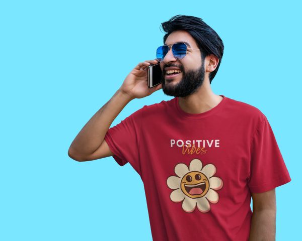 🌟 "Positive Vibes Only" Premium Polyester T-Shirt 🌟 - Image 6